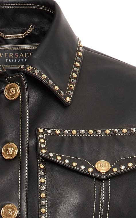 versace jacket womens sale|versace leather jacket women.